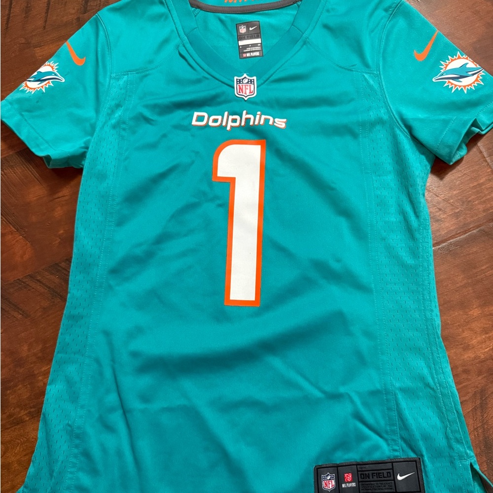 NFL Miami Dolphins Teal and Orange Jersey